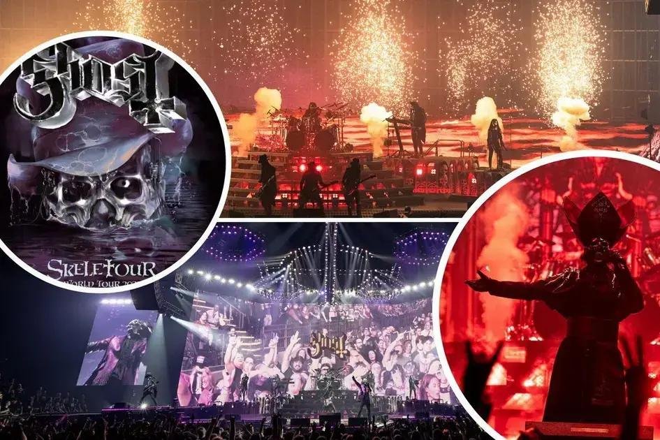 Ghost lança a turnê Skeletour 2025 com setlist e fotos ao vivo